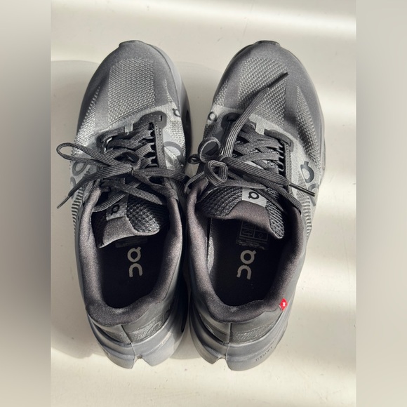 On Cloudsurfer Next Women’s Road Running Shoes Size W6 Black Eclipse Lace Up - Picture 4 of 6